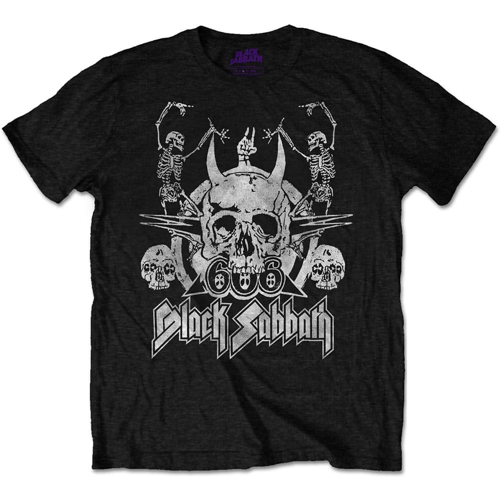 Black Sabbath - Dancing (Men's Black T-Shirt) - Music Megastore